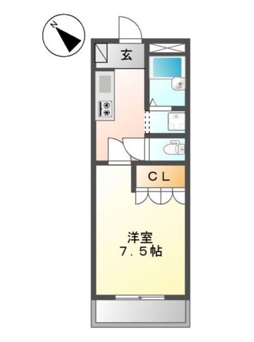 メゾンユーカリの間取り