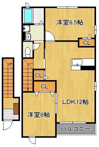 フォルテ二島Ａの間取り