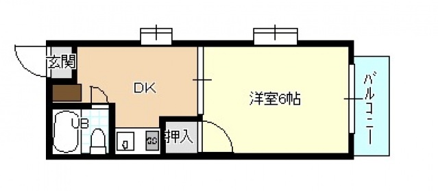 広島市安佐南区西原のマンションの間取り