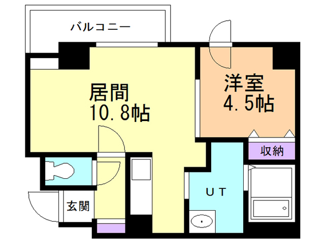 シルク２１室蘭の間取り