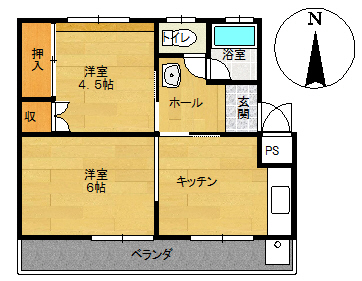 コーポ笠原の間取り