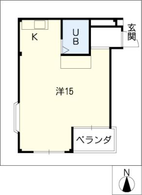 あおやぎハイム６号館の間取り