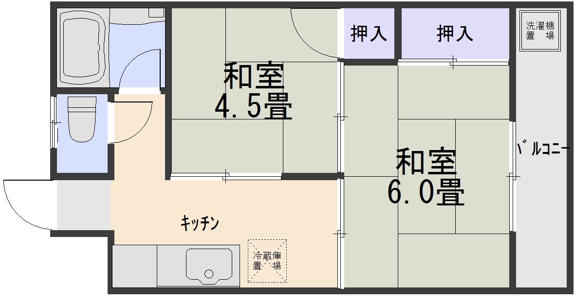 エクセル東金町の間取り