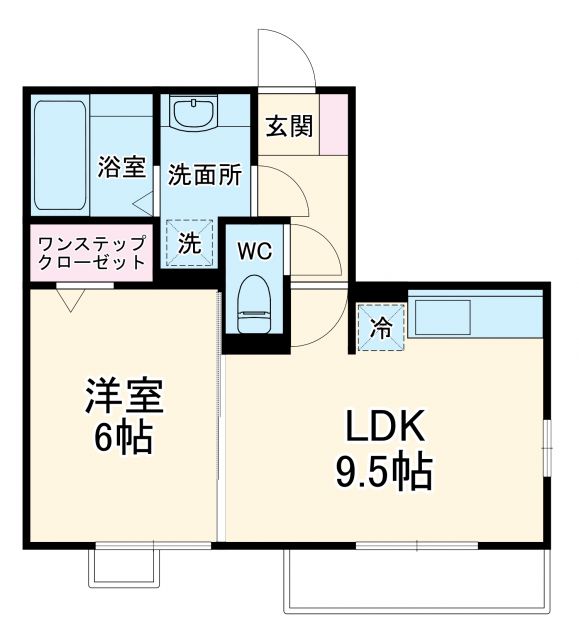 カーサフルヤマの間取り