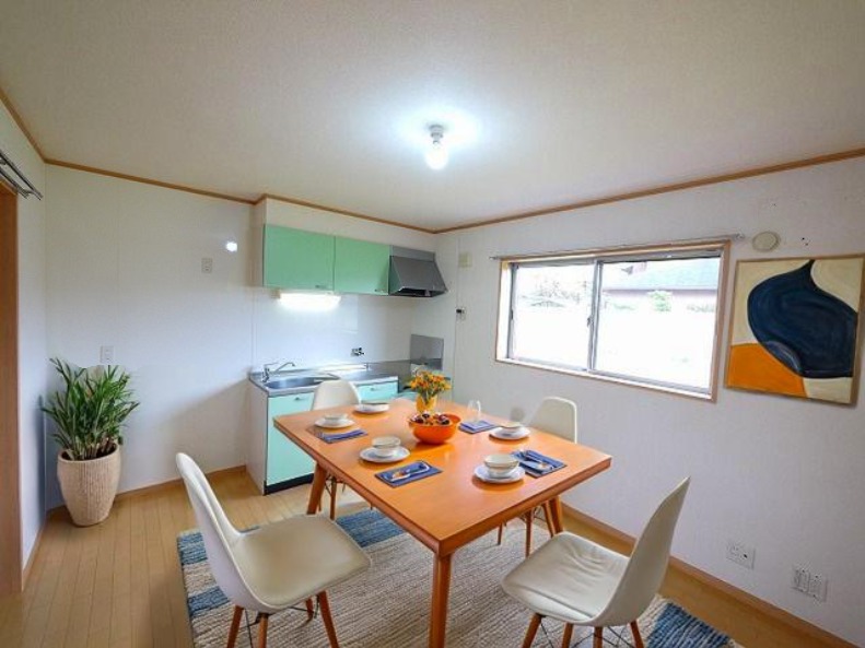 居室・リビング　CGで家具等を配置したもので家具等は含まれません