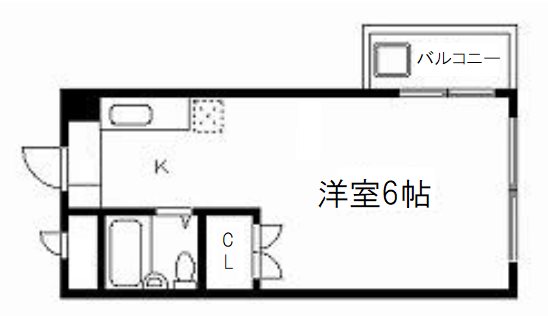 京都市下京区吉文字町のマンションの間取り