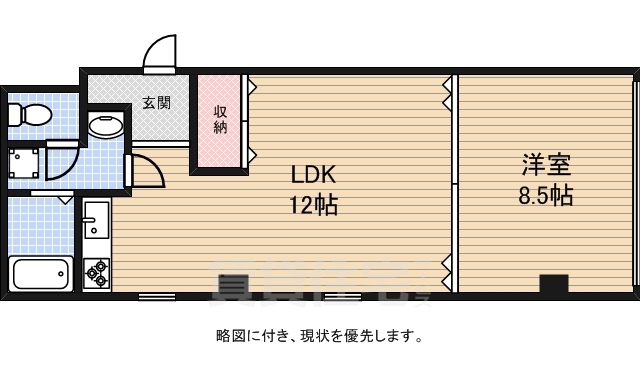 フェリーチェおかむらの間取り