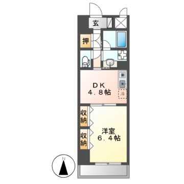 エスタシオン御器所の間取り