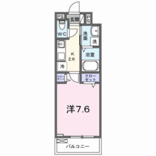 【神戸市垂水区舞子台のアパートの間取り】