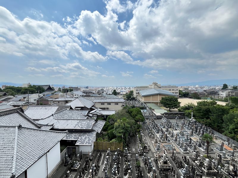 【京都市上京区西町のマンションの眺望】