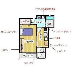 離宮A棟の間取り