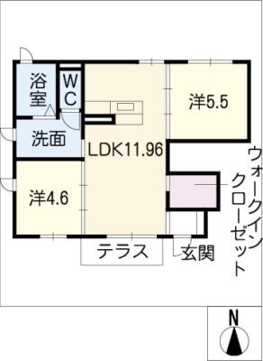 ラフォーレ公園通の間取り