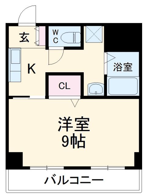 茨木市南春日丘のマンションの間取り