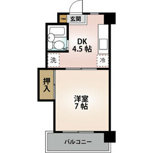 エステイト多賀の間取り