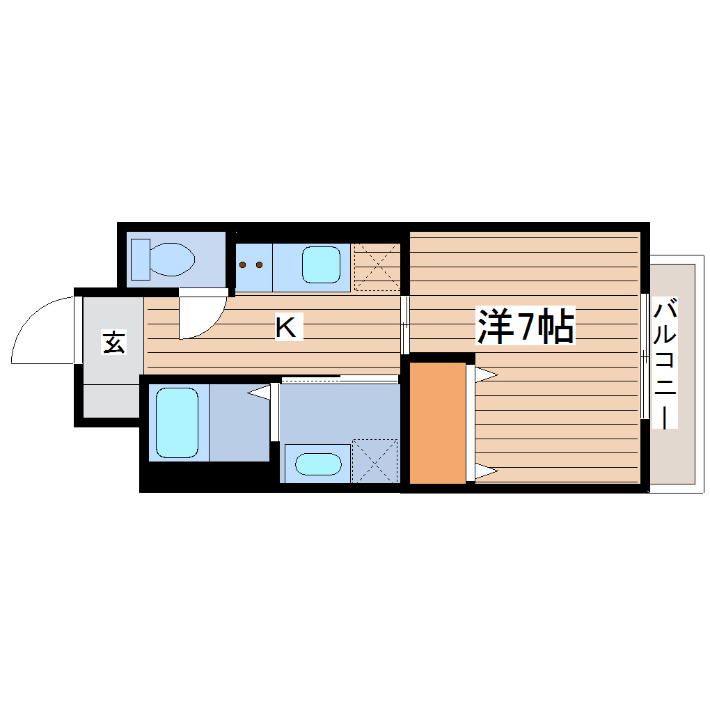 仙台市泉区泉中央のマンションの間取り