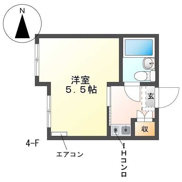 リ・シェル朝日（SL）の間取り