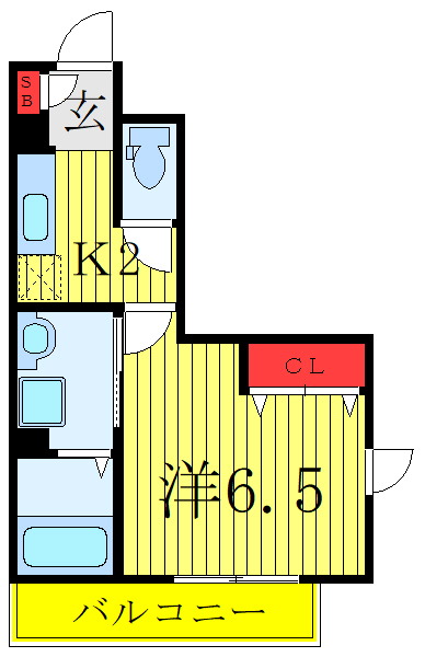 TREBINAウエストの間取り