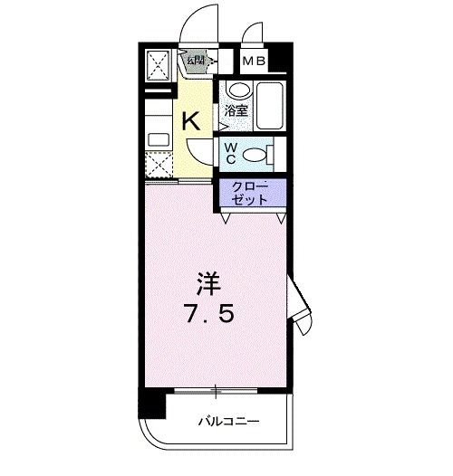 シャルマン外堀の間取り