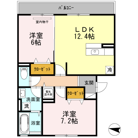 ロイヤルガーデン木場の間取り