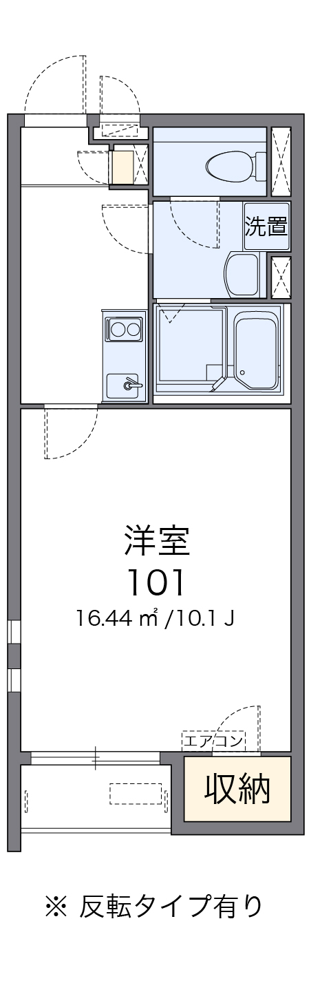 クレイノやなぎ荘の間取り