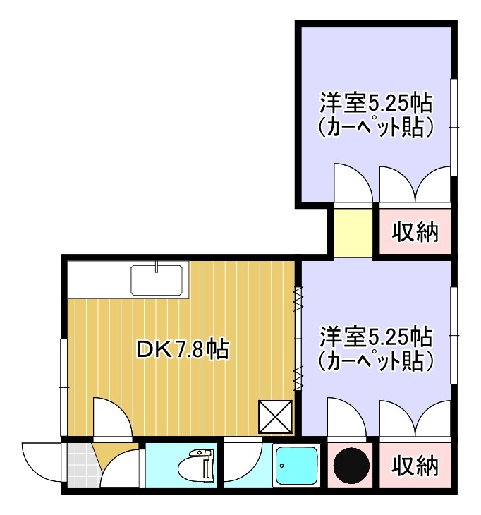 中村マンションの間取り