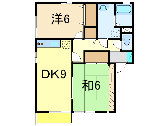 フォンテーヌヤマトの間取り