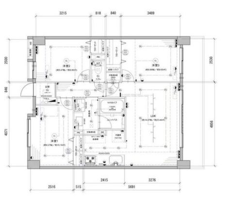 江東区新大橋のマンションの間取り