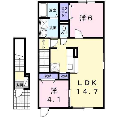 大町ハウスの間取り