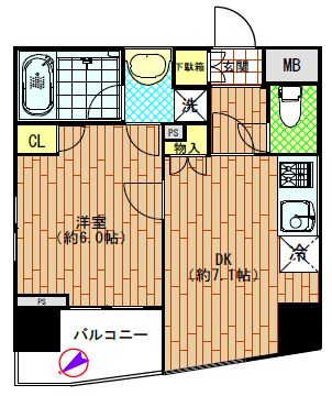 アリーチェ中落合の間取り