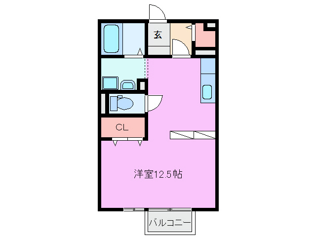 シャルムすずか Ｂ棟の間取り