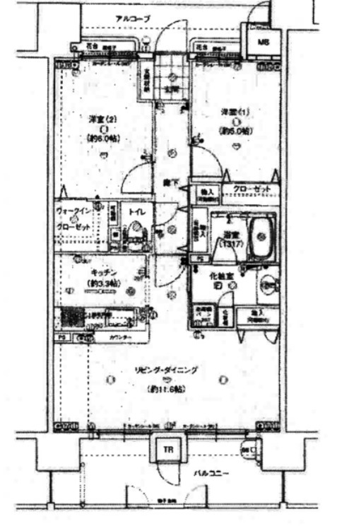 ジェイシティ中新町の間取り