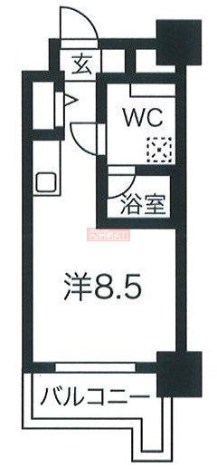 クラリッサ新川崎の間取り