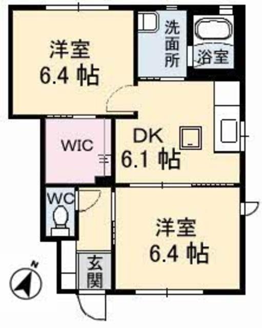 メゾン　ウェーブ　Ｄ棟の間取り