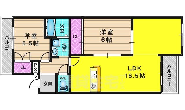 嵐山ファミリオの間取り