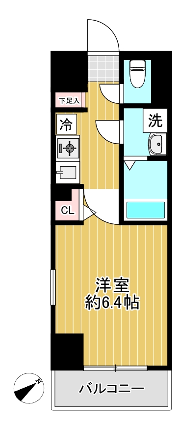 グリフィン横浜・山下公園の間取り