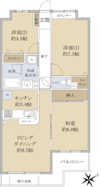 グリーンビレッジ野火止の間取り