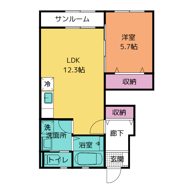 【エクセレント１３の間取り】