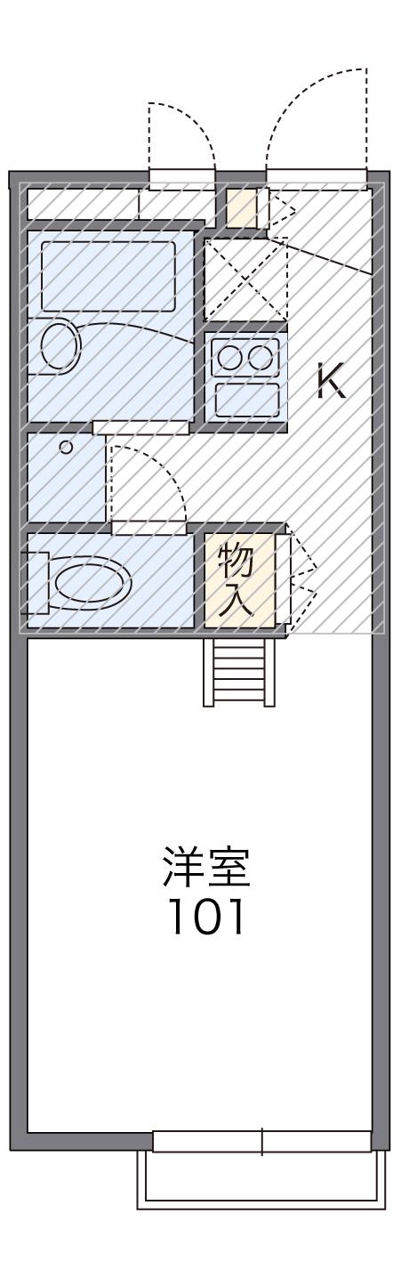 レオパレス西田の間取り