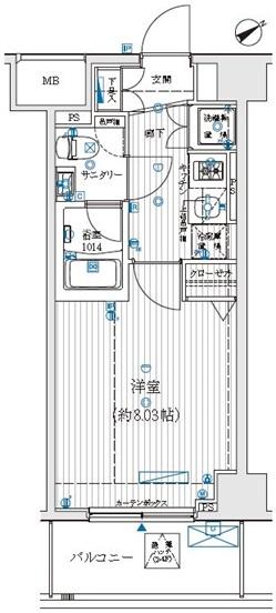 ミルーナヒルズ白鳥アリビエの間取り