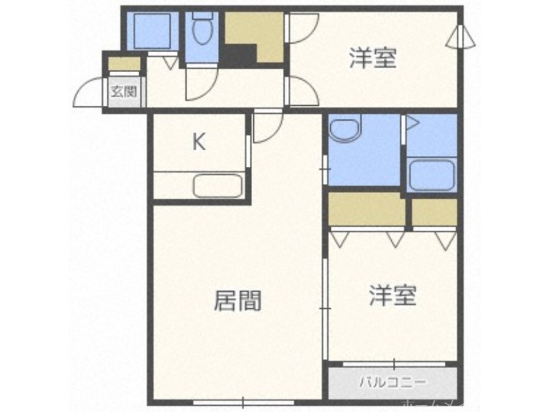 フジパークサイド山鼻の間取り