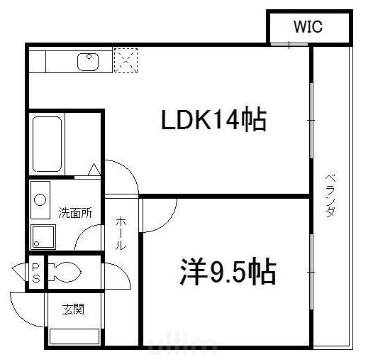 ラクロス丹波橋の間取り