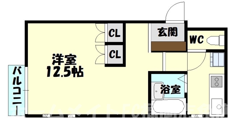 糟屋郡志免町別府のマンションの間取り