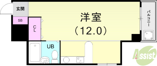 サンコール魚崎の間取り