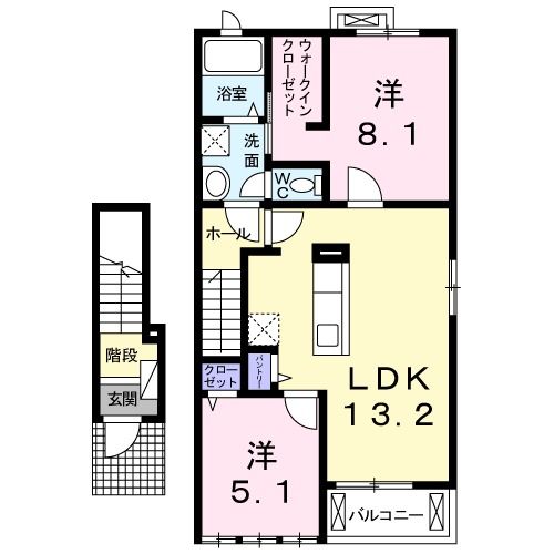 グランコートＳＫIIの間取り