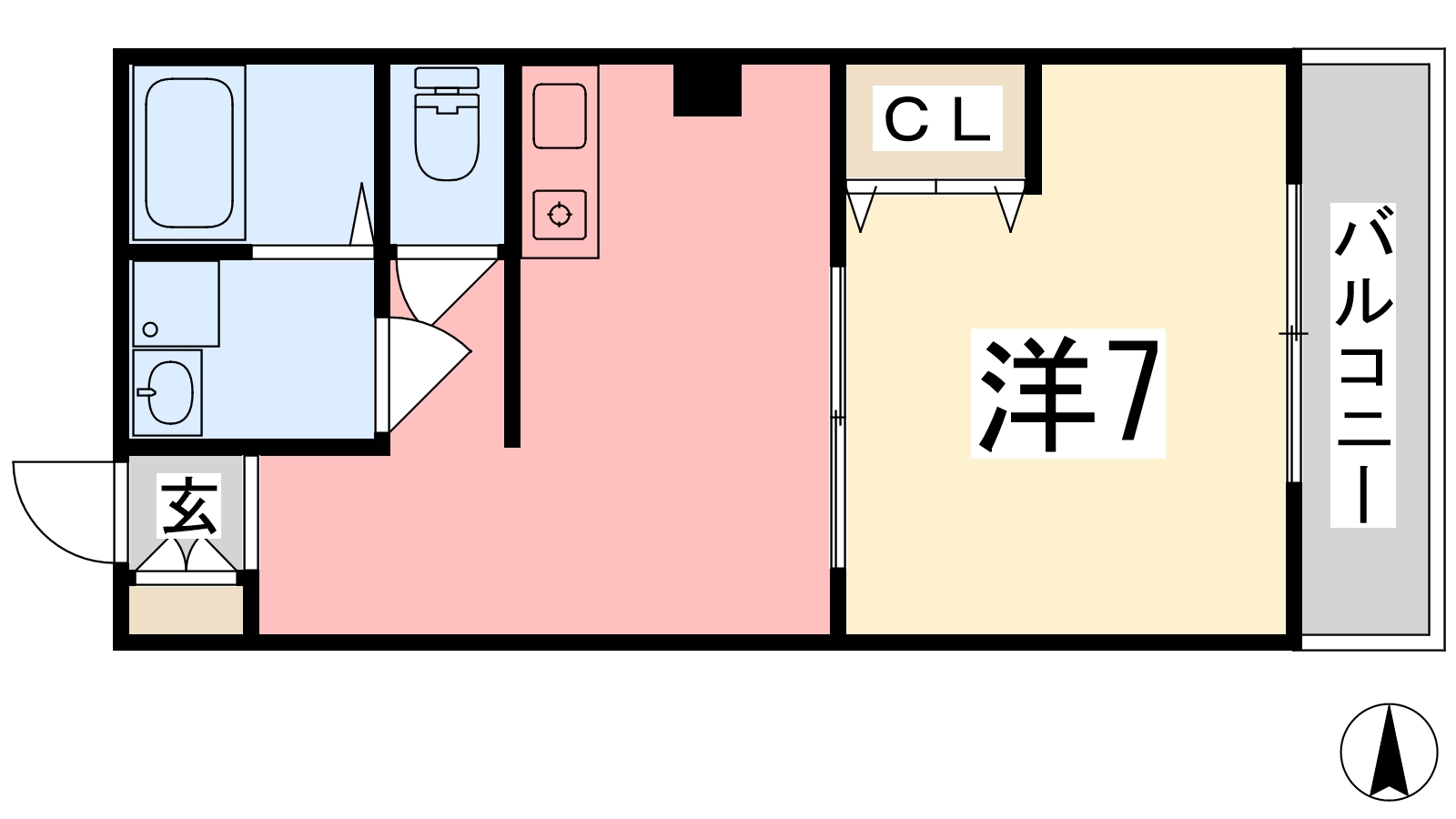 インタービレッジ青山二番館の間取り