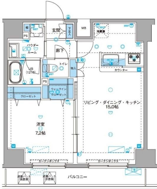 ジェノヴィア浅草IIIグリーンヴェールの間取り