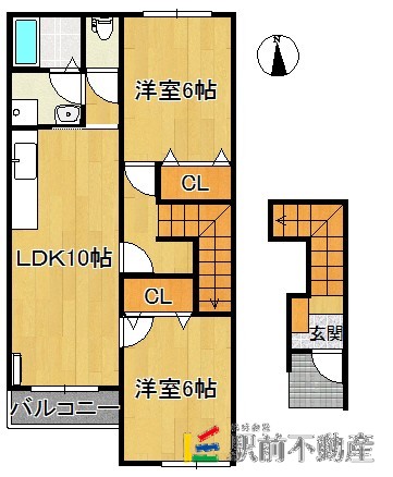 ＡＮＤ　ＯＮＥ（アンドワン）東館の間取り