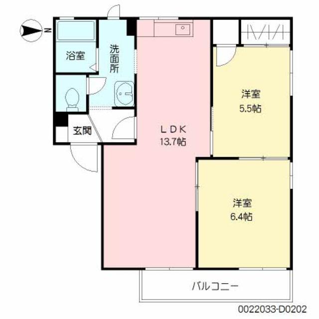 レーベンハイツ　Ｄ棟の間取り