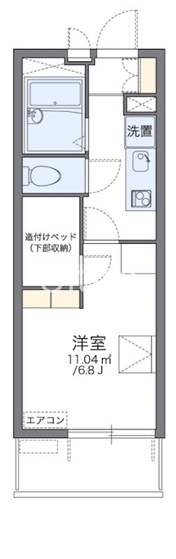 レオパレスSOARERIIIの間取り