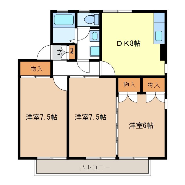 エクセル青木の間取り